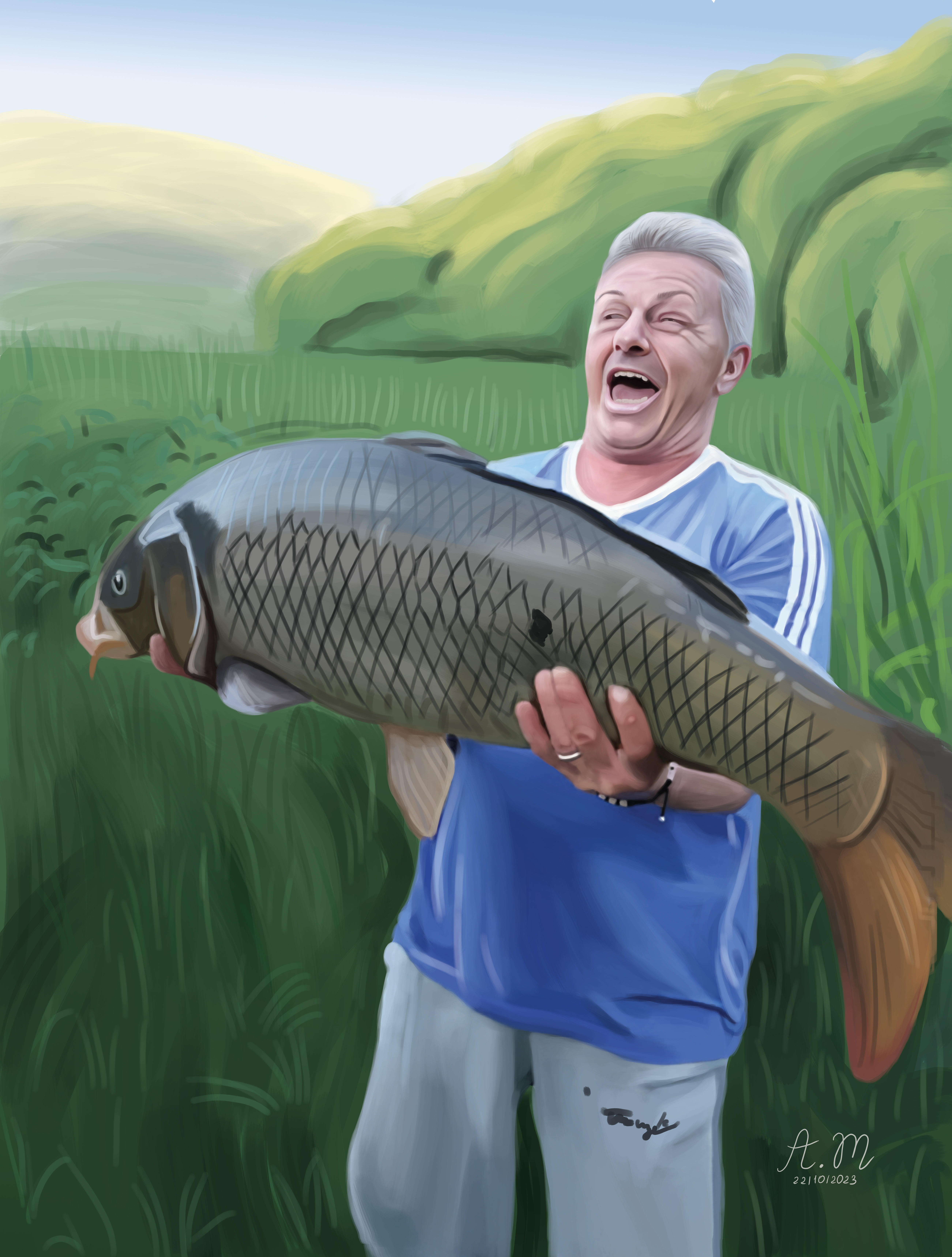 Portrét rybáře